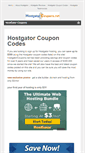 Mobile Screenshot of hostgatorcoupons.net